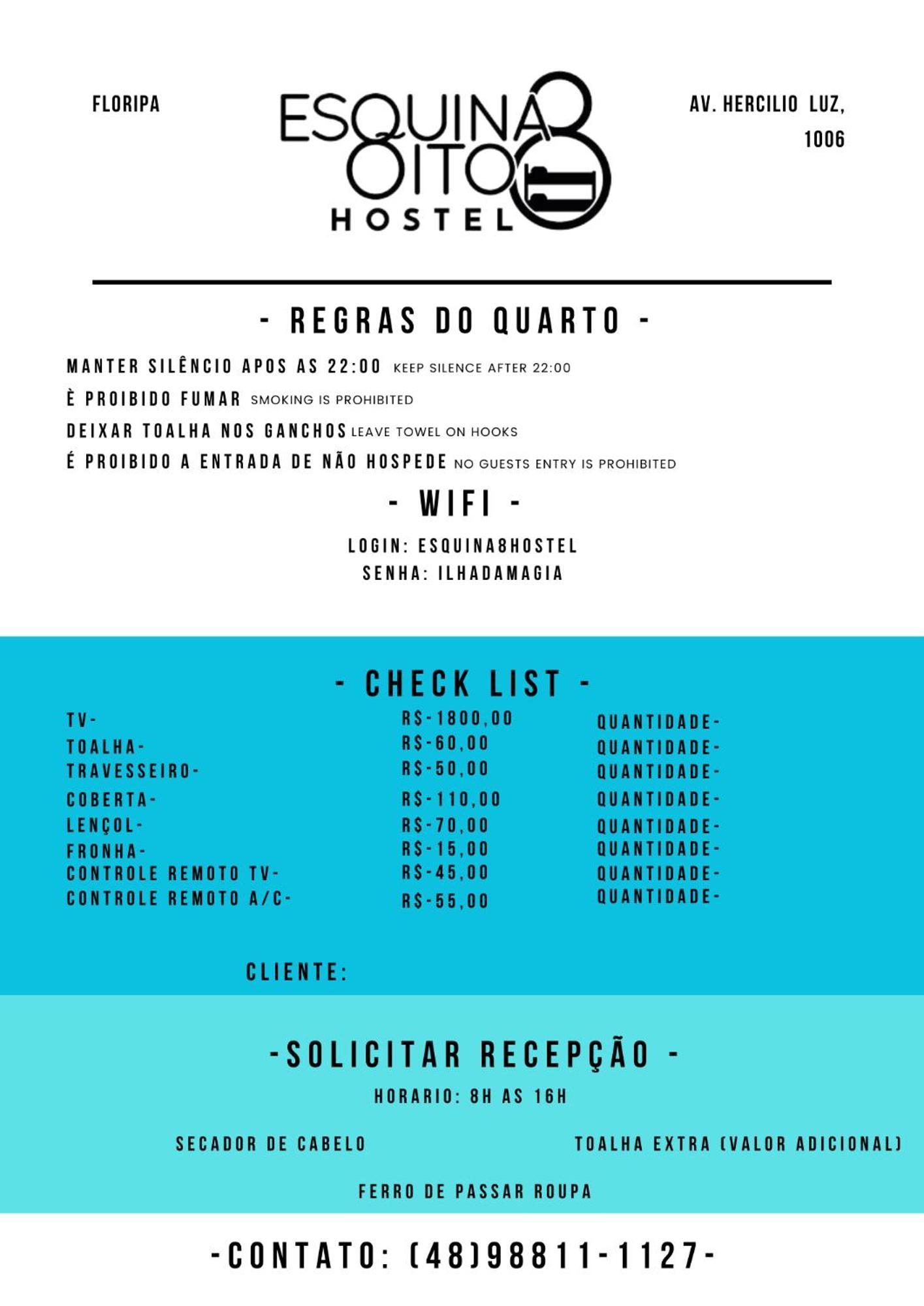 Esquina 8 Suites Confort & Hostel Florianópolis Exteriér fotografie